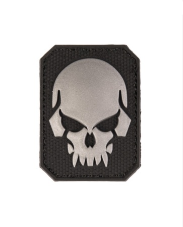Патч 3D SKULL MIL-TEC SM, цвет Black