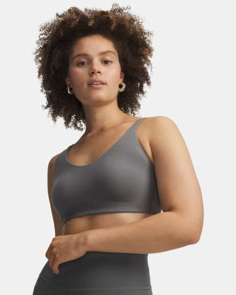 Топ W Motion Low Under Armour, цвет Clay Green Titanium 5