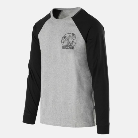 Лонгслив Old School Helikon, цвет Mid Grey Melange 2