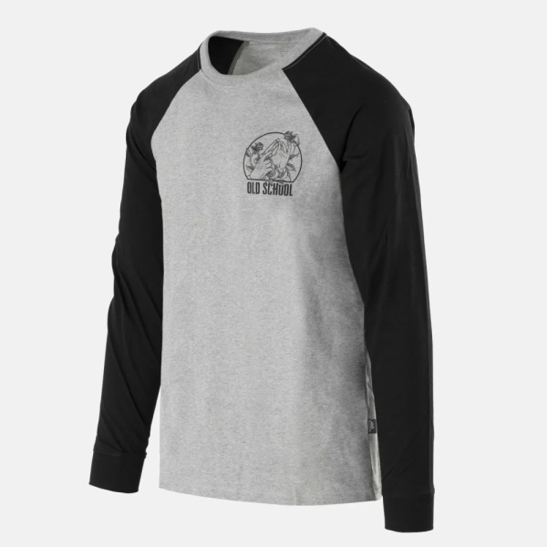 Лонгслив Old School Helikon, цвет Mid Grey Melange 2