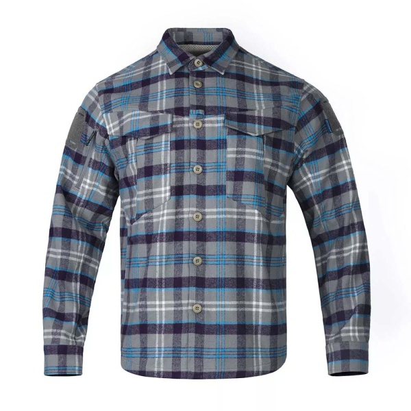 Рубашка Blue Label Longicorn Flannel EmersonGear, цвет Blue Gray 2