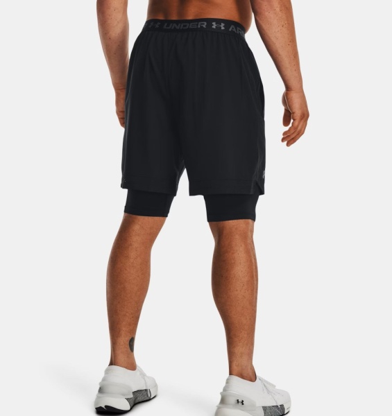 Шорты Vanish Woven 2in1 Under Armour, цвет Black 2