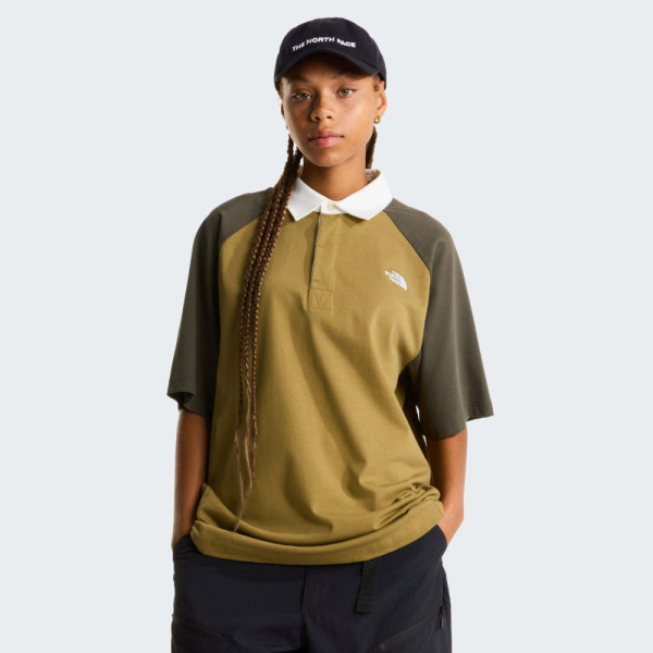 Поло U Relaxed Rugby TNF, цвет Cedar New Taupe Green 10