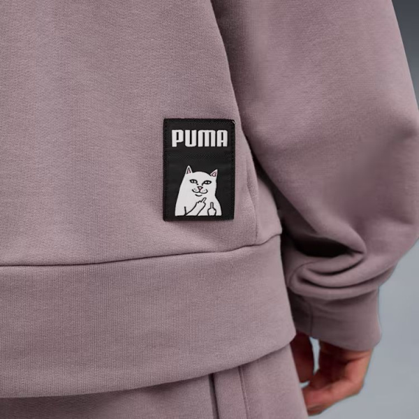 Толстовка M PUMA x RIPNDIP Boxy Graphic Puma, цвет Plum Jam 5