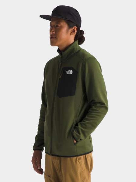 Кофта M Crest FZ TNF, цвет Woodland Green TNF Black 4