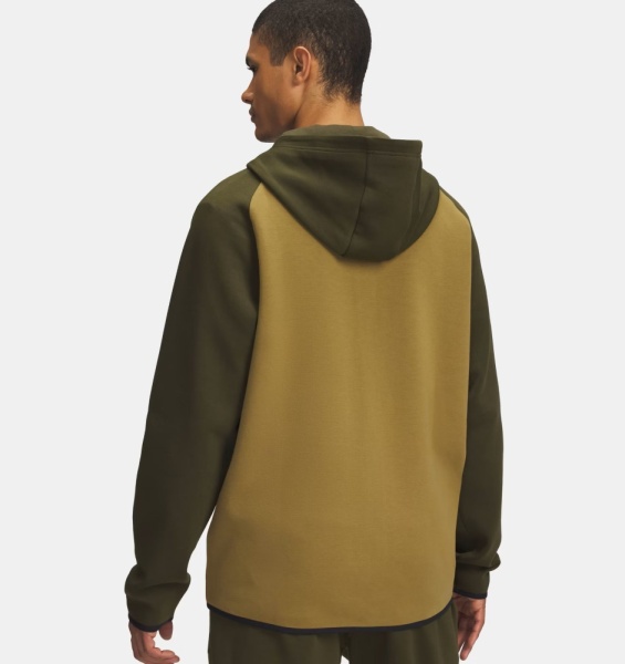 Толстовка M Unstoppable Flc FZ Under Armour, цвет Green 2