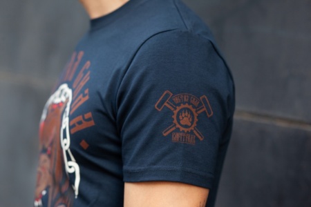 Футболка Варгградъ Рви цепи, ломай Капканы, цвет фумэ модель 3