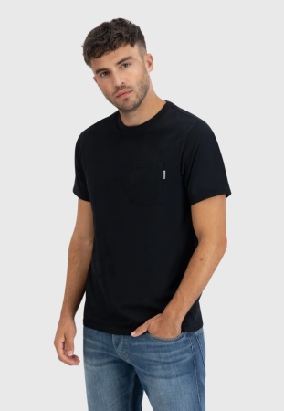 Футболка Gray pocket Vintage, цвет Black МОДЕЛЬ 3