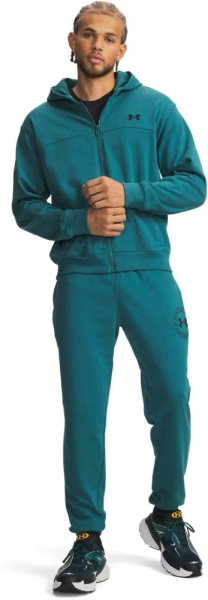 Брюки Rival LW Graphic Under Armour, цвет Rack Green 3