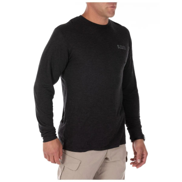 Лонгслив Triblend Legacy 5.11 Tactical, цвет Black Htr 4