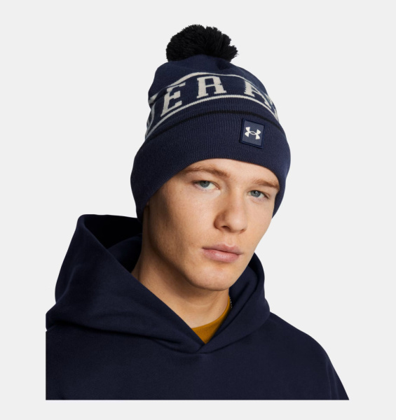 Шапка Halftime Pom Under Armour, цвет Midnight Blue 2