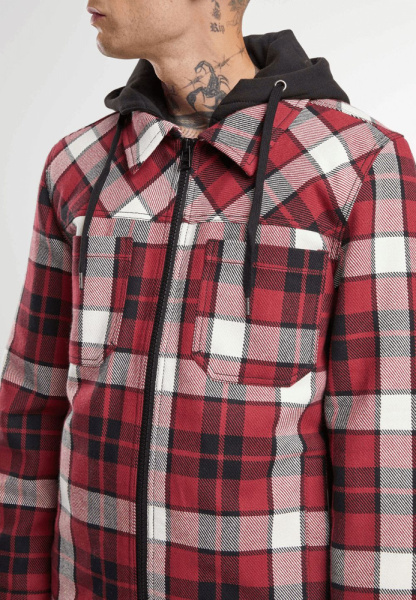 Куртка Top Heavy Twill Brandit, цвет Red Black 6