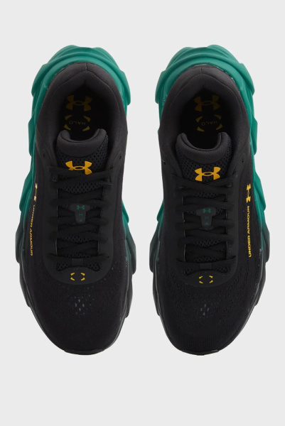 Кроссовки M Halo Runner NM Under Armour, цвет Black Valiant Green Campus Gold 4