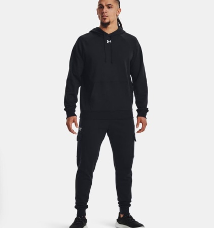 Толстовка Rival Fleece Under Armour, цвет Black 1379757-001 3