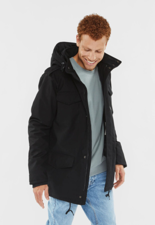 Куртка Darren parka Vintage, цвет Black МОДЕЛЬ 3