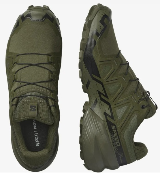 Ботинки Speedcross 6 Forces Salomon, цвет Ranger Green  2