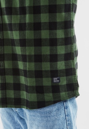 Рубашка Harley Vintage, цвет Green Check МОДЕЛЬ 4
