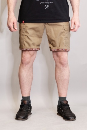 Шорты Карго Варгградъ Песок Рипстоп модель