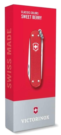 Нож-брелок Victorinox Classic SD Alox Colors, 5 функций Sweet Berry 5