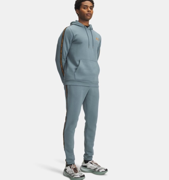 Брюки Icon Fleece Taping Under Armour, цвет Blue 3