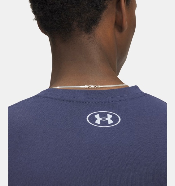 Футболка ABC Camo Boxed Logo Under Armour, цвет Washed Navy 3