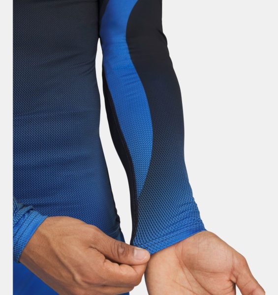 Лонгслив M HG Sub Crew Under Armour, цвет Blue Atlantis Black 4