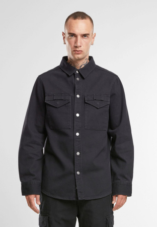 Рубашка Heavy Twill Brandit, цвет Black модель 2