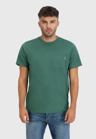 Футболка Gray pocket Vintage, цвет Bright Green 2