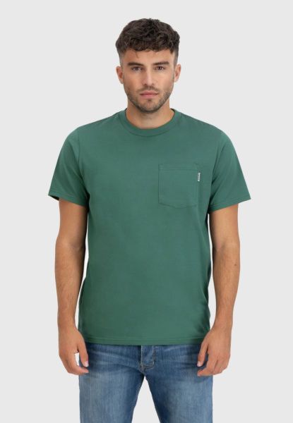 Футболка Gray pocket Vintage, цвет Bright Green 2