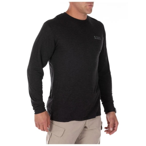 Лонгслив Triblend Legacy 5.11 Tactical, цвет Black Htr 4