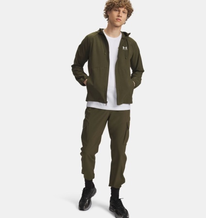 Брюки M Vibe Woven Cargo Under Armour, цвет Expedition Green 3