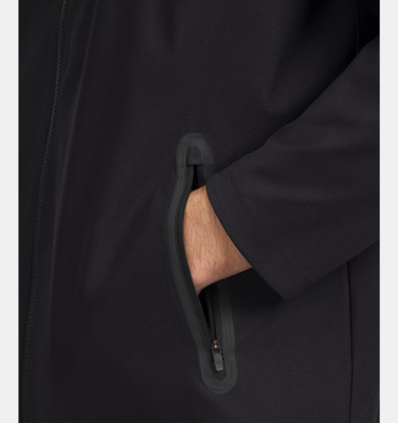 Толстовка Unstoppable Non-Hood FZ Under Armour, цвет Black 3