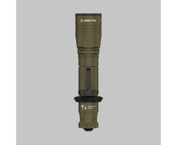 Фонарь Armytek Dobermann Pro Magnet USB (1400 лм), теплый  2