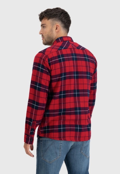 Рубашка Sem Flannel Vintage, цвет Red Check 3