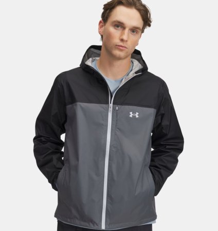 Ветровка Cloudstrike Colorblock Under Armour, цвет Black Gray