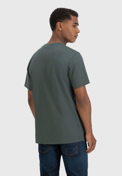 Футболка Gray pocket Vintage, цвет Grey Green МОДЕЛЬ 2