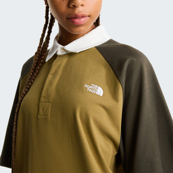 Поло U Relaxed Rugby TNF, цвет Cedar New Taupe Green 9