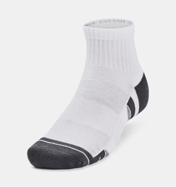 Носки Performance Cotton Qtr (3 пары) Under Armour, цвет White 2