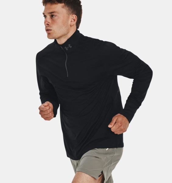 Толстовка Qualifier Run 1 4 ZIP Under Armour, цвет Black 3