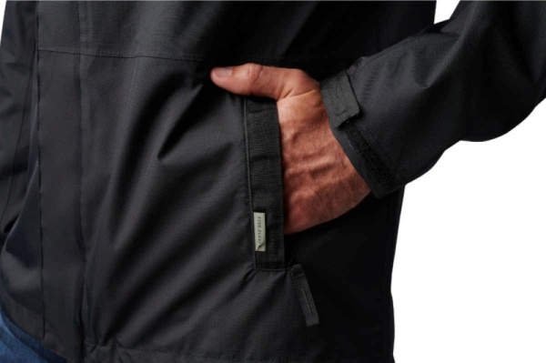 Куртка EXOS RAIN SHELL 5.11 Tactical, цвет Black 8