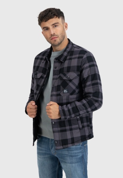 Рубашка Square + Padded Vintage, цвет Grey Check МОДЕЛЬ 4
