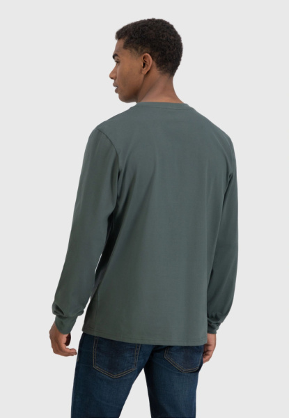 Лонгслив Grant pocket Vintage, цвет Grey Green МОДЕЛЬ 3