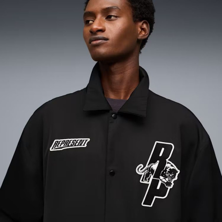 Куртка M Represent Coaches Puma, цвет Black 2