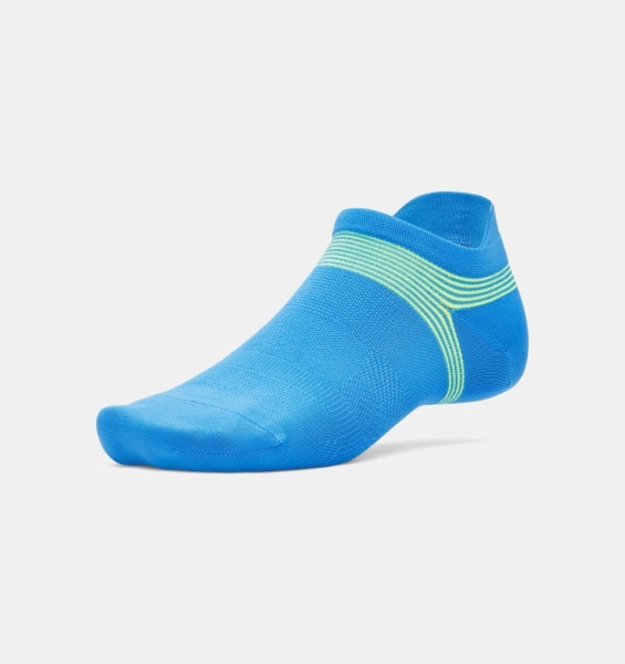 Носки AD Run Lite NS (3 пары) UA, цвет Blue Atlantis Black Reflective 2