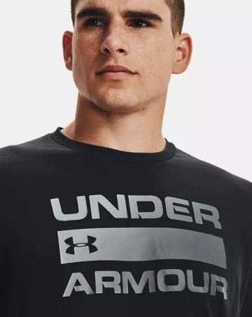 Футболка Team Issue Wordmark Under Armour, цвет Black 4
