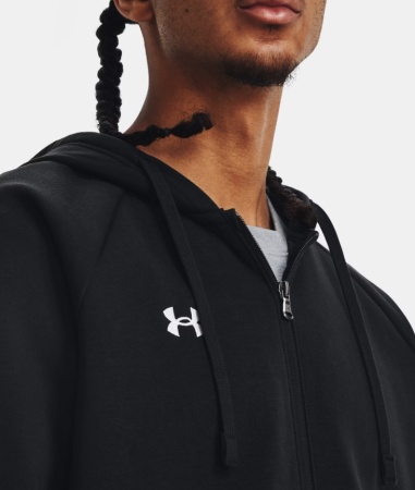 Толстовка Rival Fleece FZ Under Armour, цвет Black 4