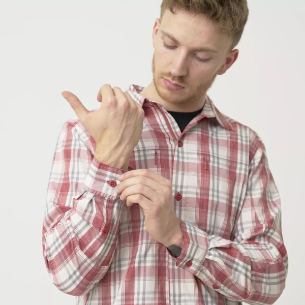 Рубашка Nylon Blend Helikon, цвет Red Plaid 4