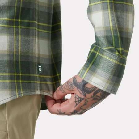 Рубашка LOKKA ORGANIC FLANNEL HH, цвет Jungle Green 4