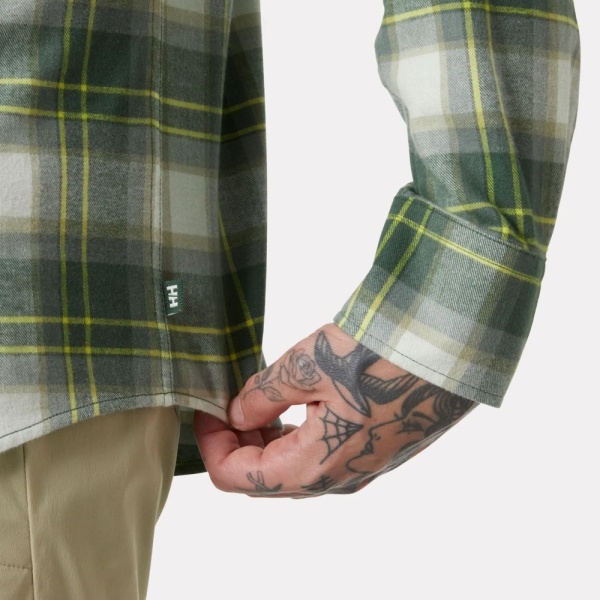 Рубашка LOKKA ORGANIC FLANNEL HH, цвет Jungle Green 4