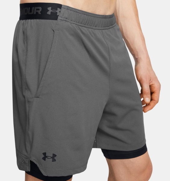 Шорты M Vanish Woven 2in1 Under Armour, цвет Grey 4